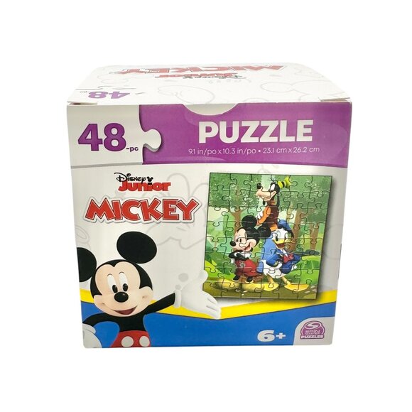 Disney Junior Mickey 7-Piece Collectible Figures and 48-Piece Puzzle Set Kids - Picture 5 of 6